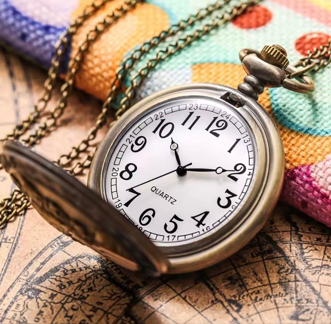 Pocket Watch American Antique Bronze Import