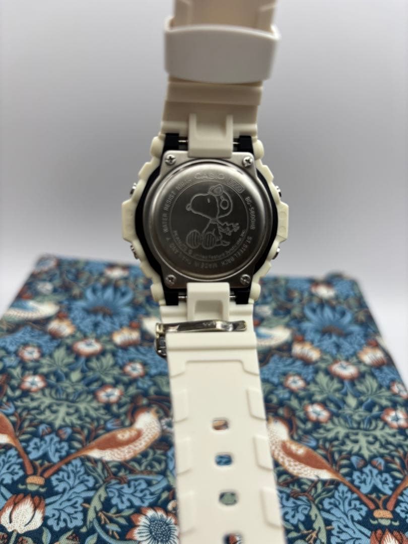 Limited Edition * [Operational] Snoopy Baby-G White Digital Watch