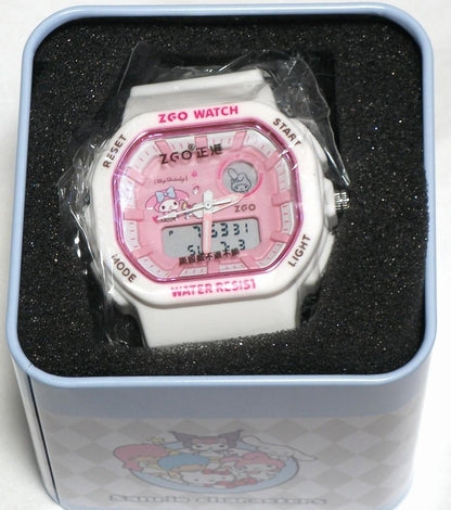 My Melody Analog-Digital Watch Sanrio White Color Official Product
