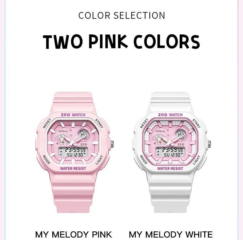 My Melody Analog-Digital Watch Sanrio White Color Official Product