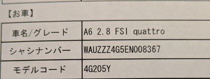 Audi A6 Manual Description Car Inspection Case Set