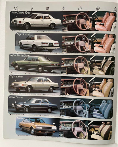 New Cresta GX70, 71 Simplified Catalog