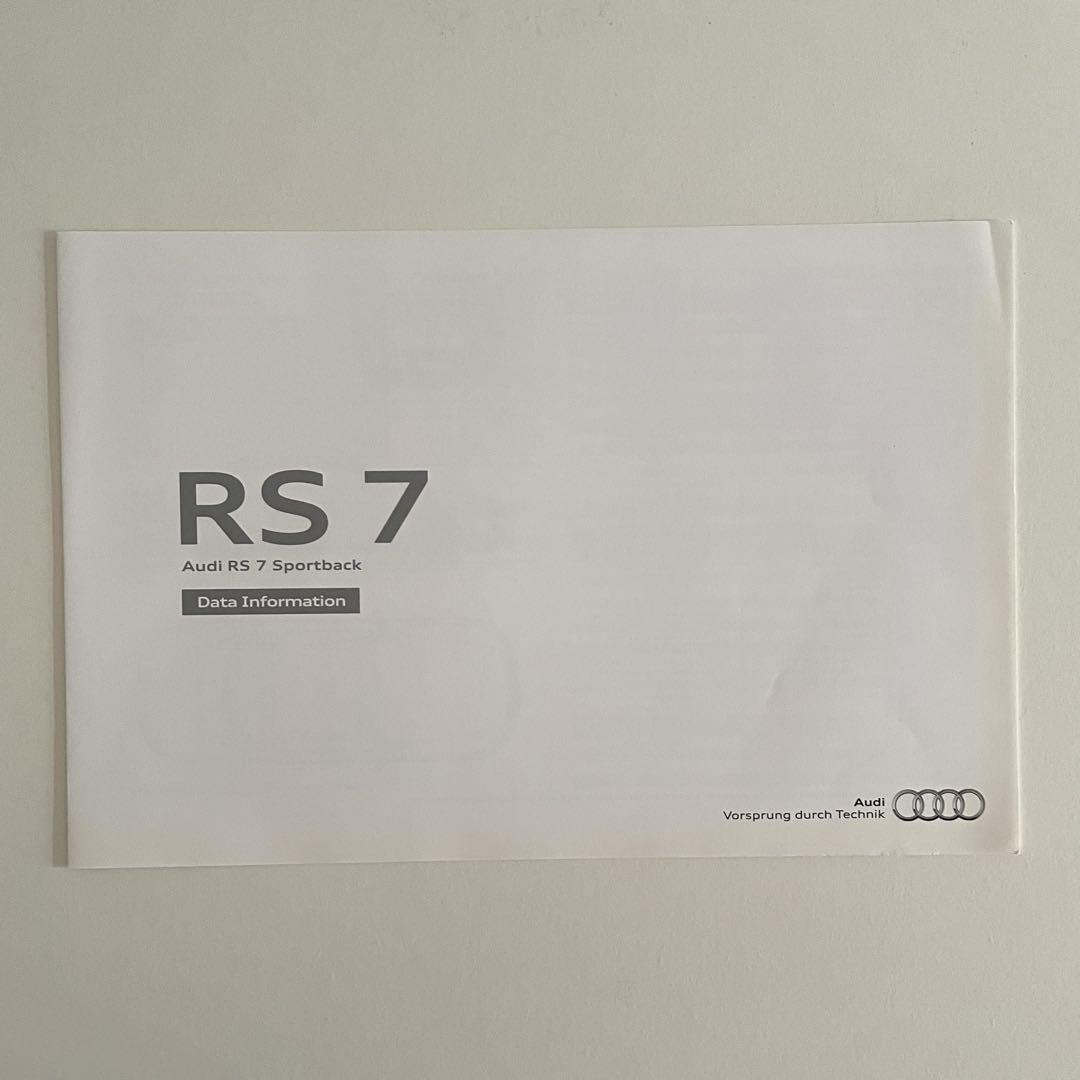 Audi RS7 RS4 and Audi Magazine 3-Book Set