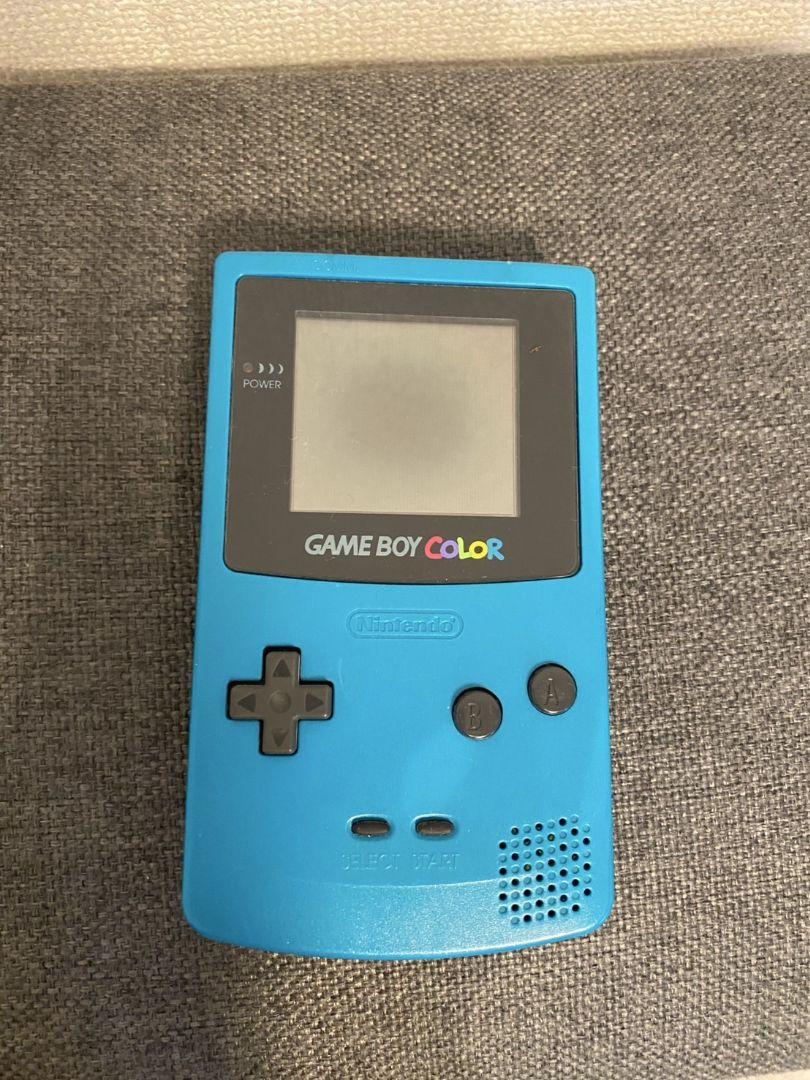 Game Boy Color CGB-001 Blue: Game Pak Set