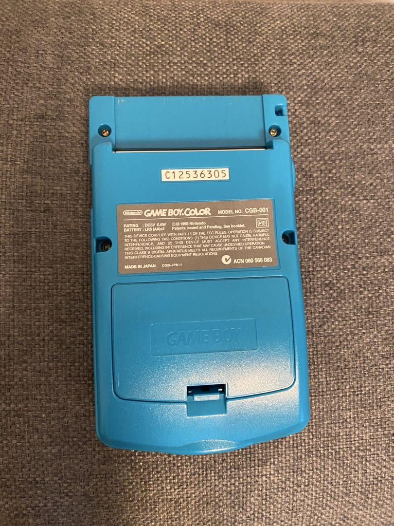 Game Boy Color CGB-001 Blue: Game Pak Set