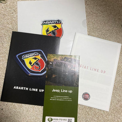 ABARTH Clear File FIAT Jeep Brochure