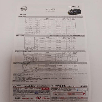 Nissan DAYZ Catalog
