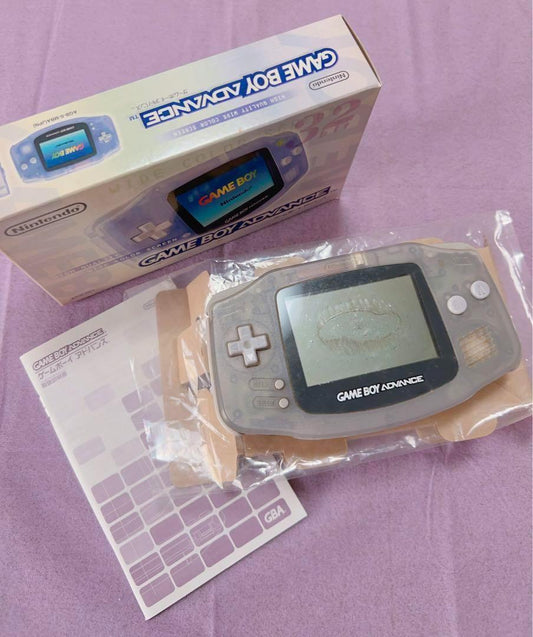 Game Boy Advance GBA Milk Blue