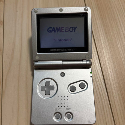 Game Boy Advance SP Silver Console with 5 Games