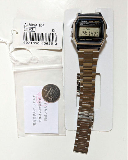 Battery Replaced CASIO A158WA-1