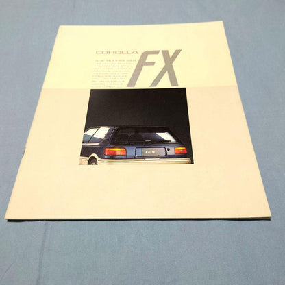 Old Car Catalog Toyota Corolla FX 1987  (1987) May Price List 2 Set