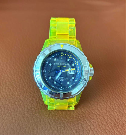 Yellow Star Jewelry Watch