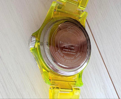 Yellow Star Jewelry Watch