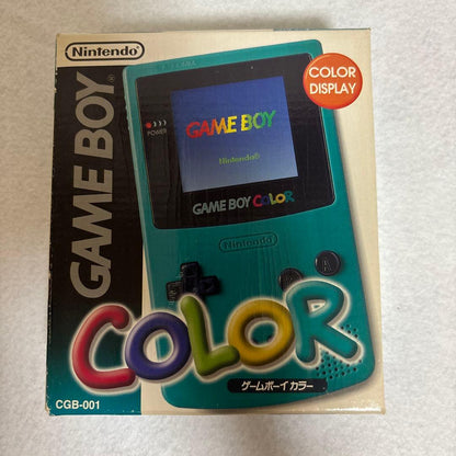 【Used Beautiful Item】Nintendo Game Boy Color Body Blue GB Nintendo