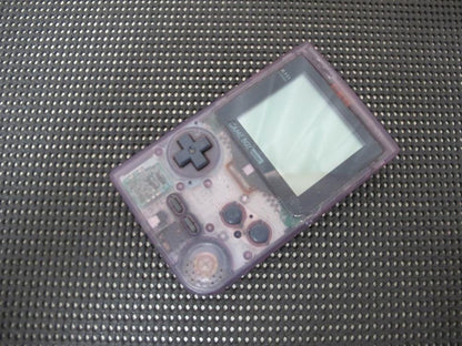 Nintendo GAME BOY pocket Clear Purple Power On Ready