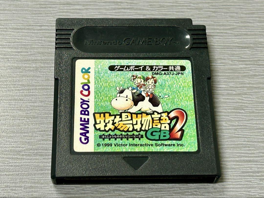 Ranch Story GB2 Game Boy Color Black and White Game Boy Also