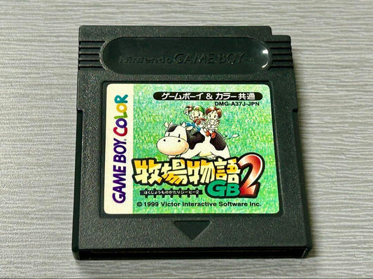 Ranch Story GB2 Game Boy Color Black and White Game Boy Also