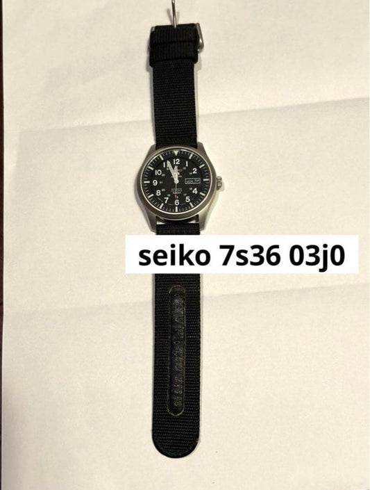 Seiko 7S36 03J0 Automatic Winding Watch