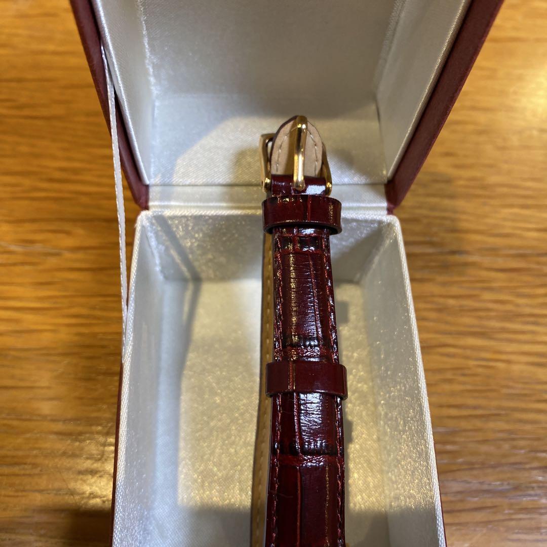 SPICA Leather Winding Watch Red Leather