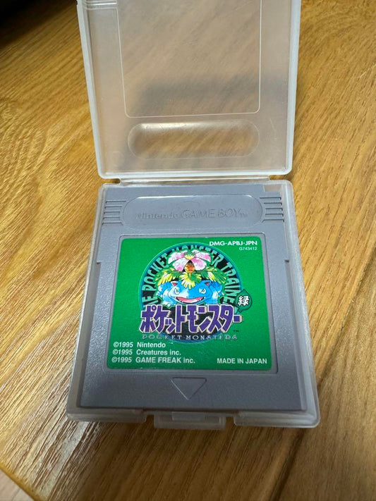 Nintendo Pokémon Green Game Boy Software
