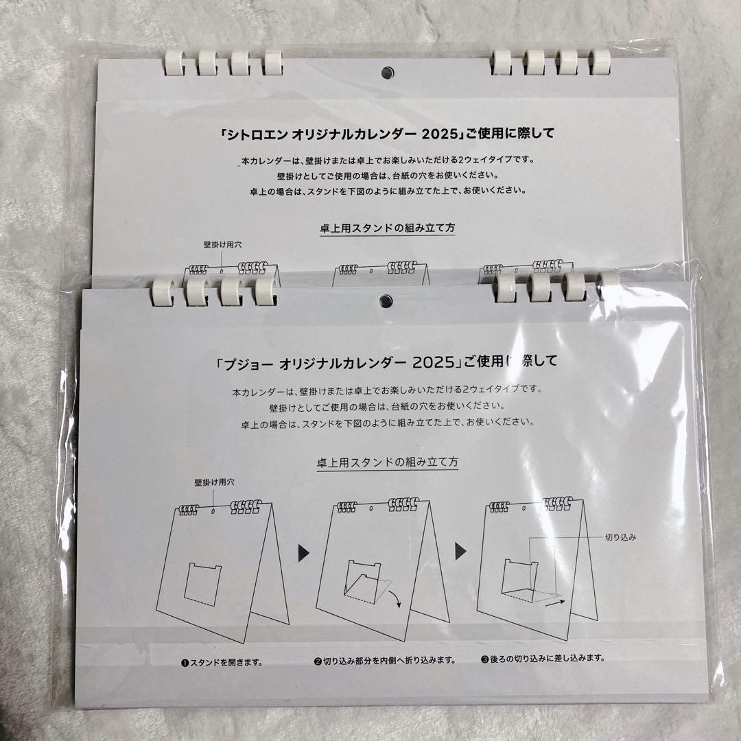 2025 Calendar Peugeot Citroen Set