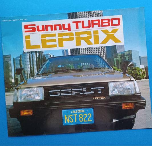 Nissan Sunny 5th Generation B11 Type 'Turbo Lephrix' Special Catalog (1982)