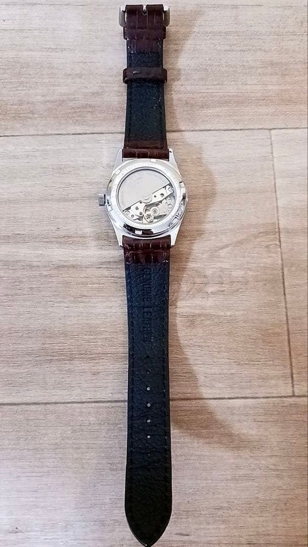 Precious Leather Watch BEAMS Back Skeleton
