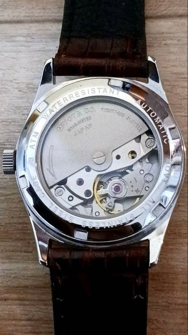 Precious Leather Watch BEAMS Back Skeleton