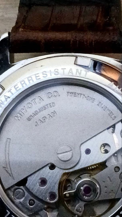 Precious Leather Watch BEAMS Back Skeleton