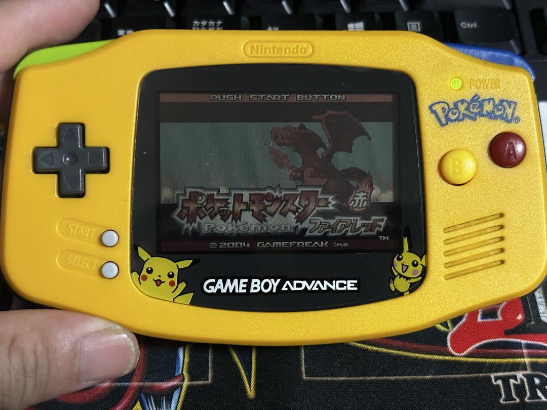 Custom Game Boy Advance with Pokémon Pikachu