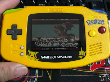 Custom Game Boy Advance with Pokémon Pikachu