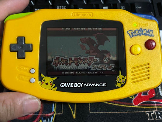 Custom Game Boy Advance with Pokémon Pikachu