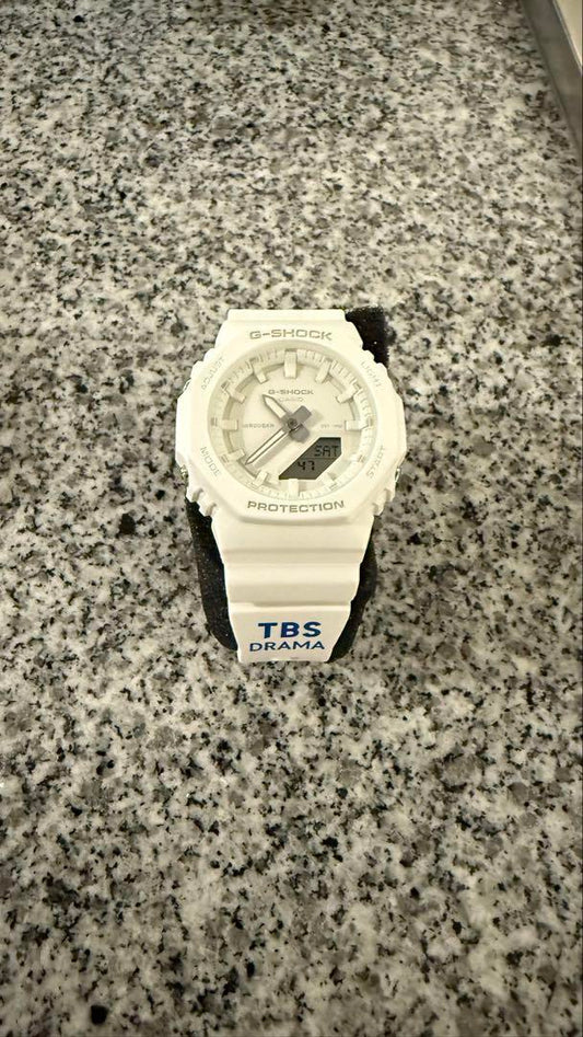 [Limited Edition] G-SHOCK White Digital Watch TBS DRAMA