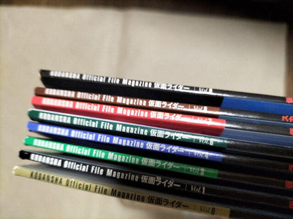 Official Magazine Kamen Rider 0, 1, 3, 4, 6, 7, 8, 9 Volumes
