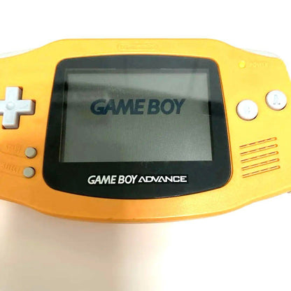 Game Boy Advance Orange Console and 3 Games