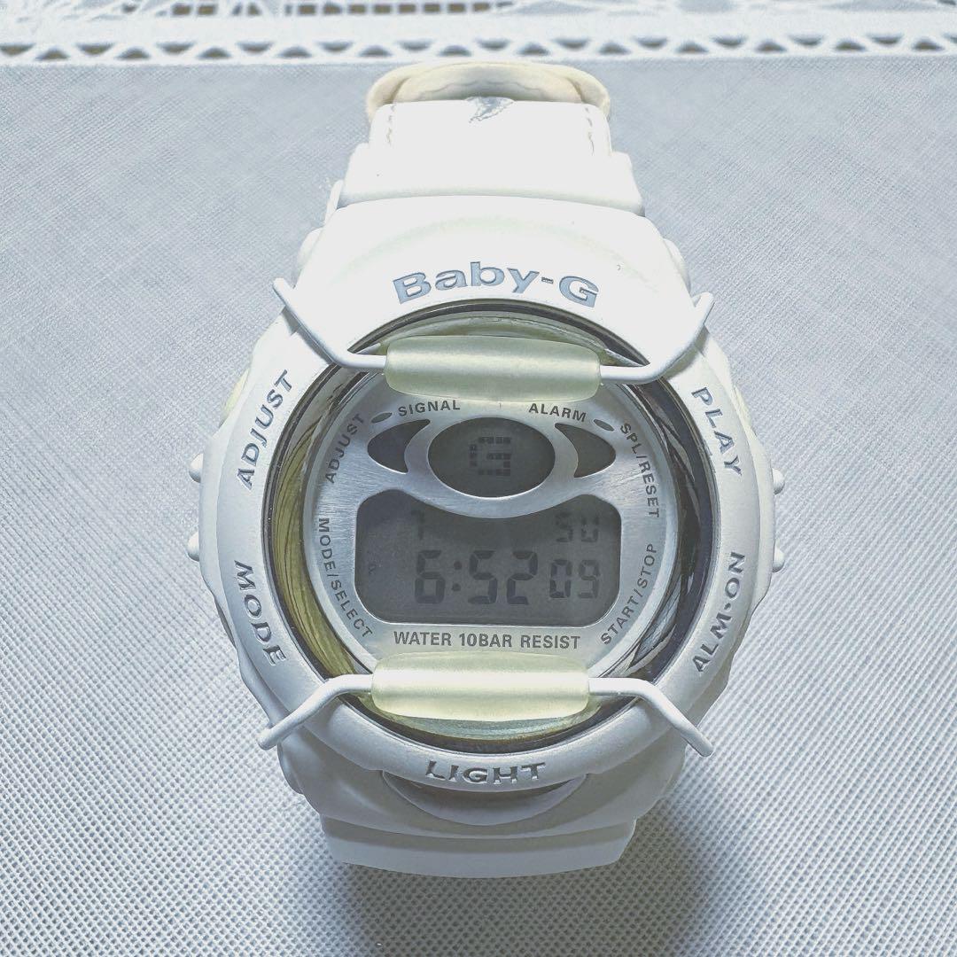 Battery Replaced Complete Product CASIO Baby-G BGM-100RN-7A WHITE