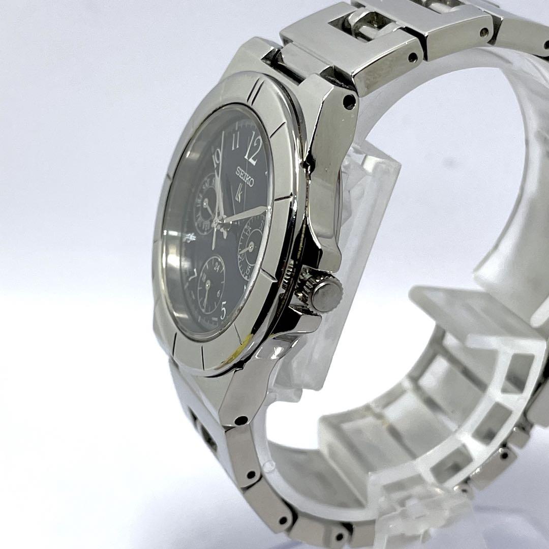 31 Seiko Lucia Ladies Day-Date Blue Dial Silver