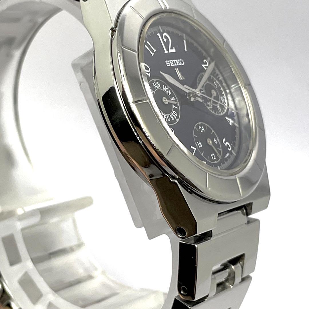 31 Seiko Lucia Ladies Day-Date Blue Dial Silver