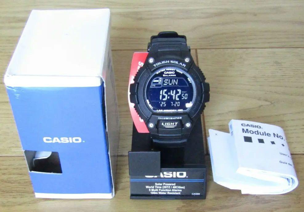Unused CASIO W-S220-1BVCF Solar Watch