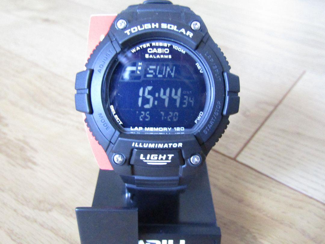 Unused CASIO W-S220-1BVCF Solar Watch