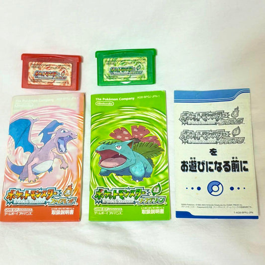 Pokémon Ré Green FireRed Soft with Manual Summary