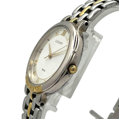 New Seiko Lucent Gold Combination Belt Watch 1040
