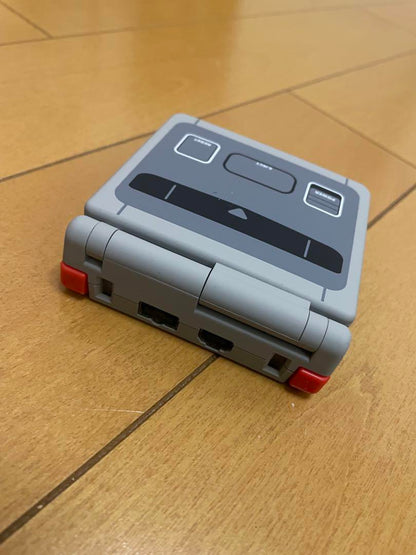 Game Boy Advance SP Console with Cartridge
