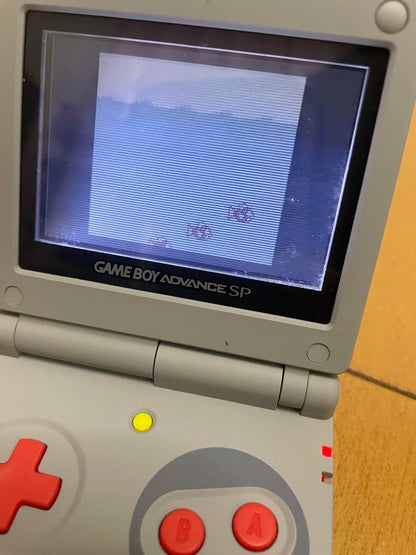 Game Boy Advance SP Console with Cartridge