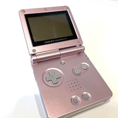 GBASP Pearl Pink + Original Charger + 3 Games Set