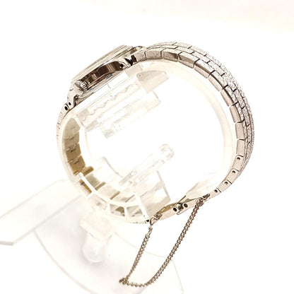 Operational Product SEIKO Watch 2220-0020 24 Jewels Hand-Wound Silver