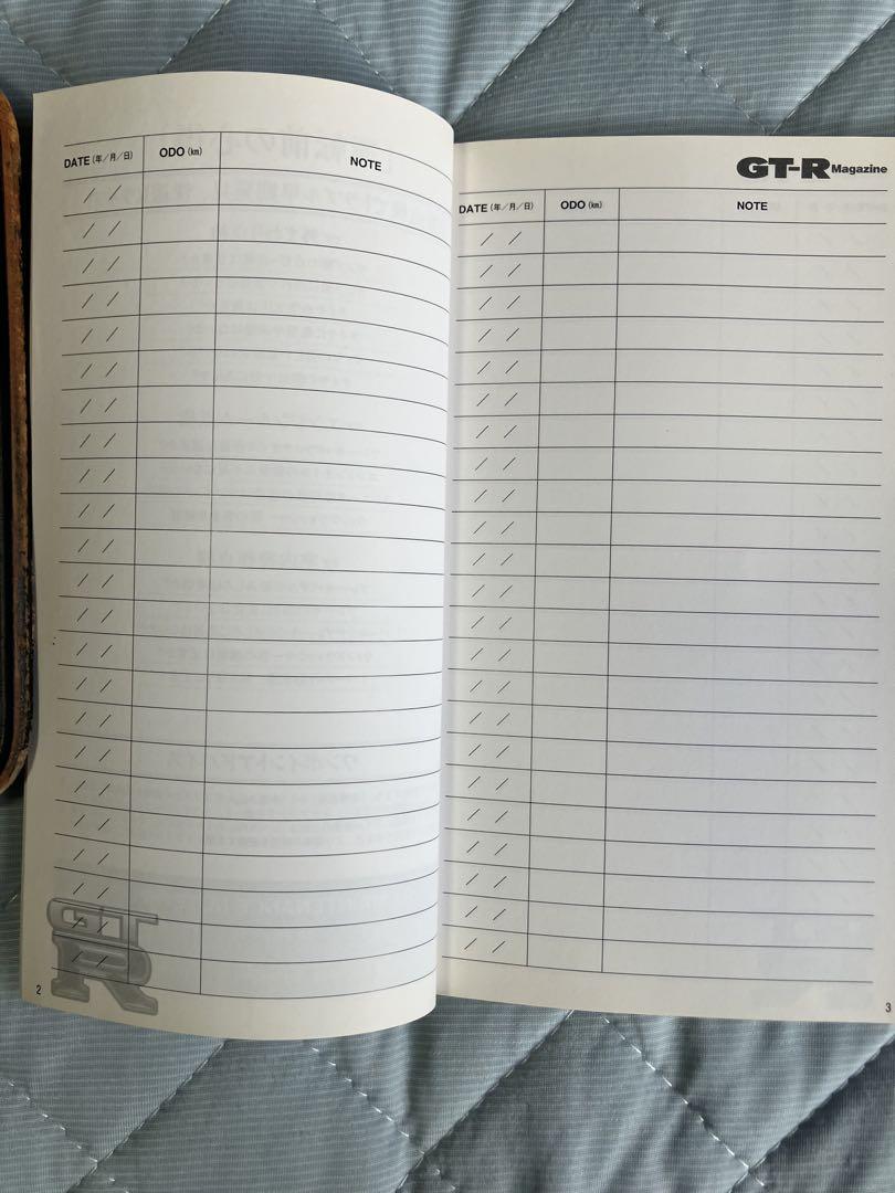 R's MAINTENANCE NOTE GT-R 100th