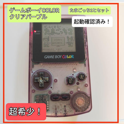 Rarity Game Boy Color Clear Purple Pocket Camera Pokémon Pikachu
