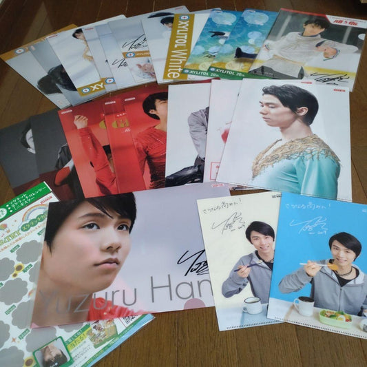 Yuzuru Hanyu Clear File Summary Bulk Lot Novelties