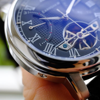 [Operational] Skeleton Automatic Watch Black